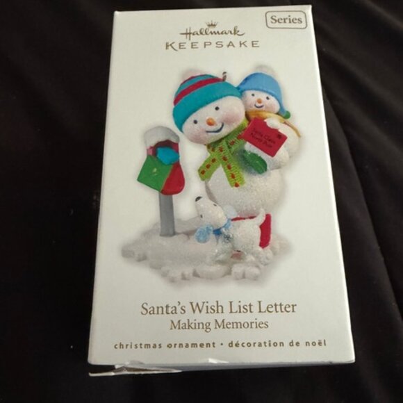 Hallmark Santa's Wishlist Letter - Picture 1 of 6